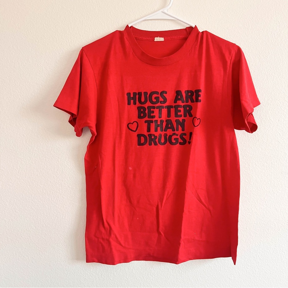 Vintage 50/50 Hugs not Drugs Tee